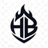HB火博官方网站品牌Logo，蓝色渐变火焰标识